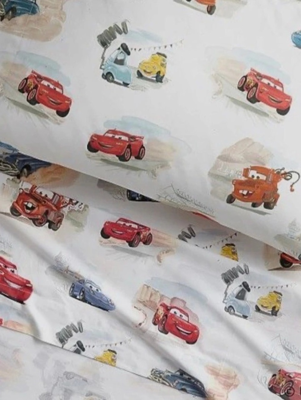 Pottery Barn Disney Pixar Cars Twin Sheet Shet